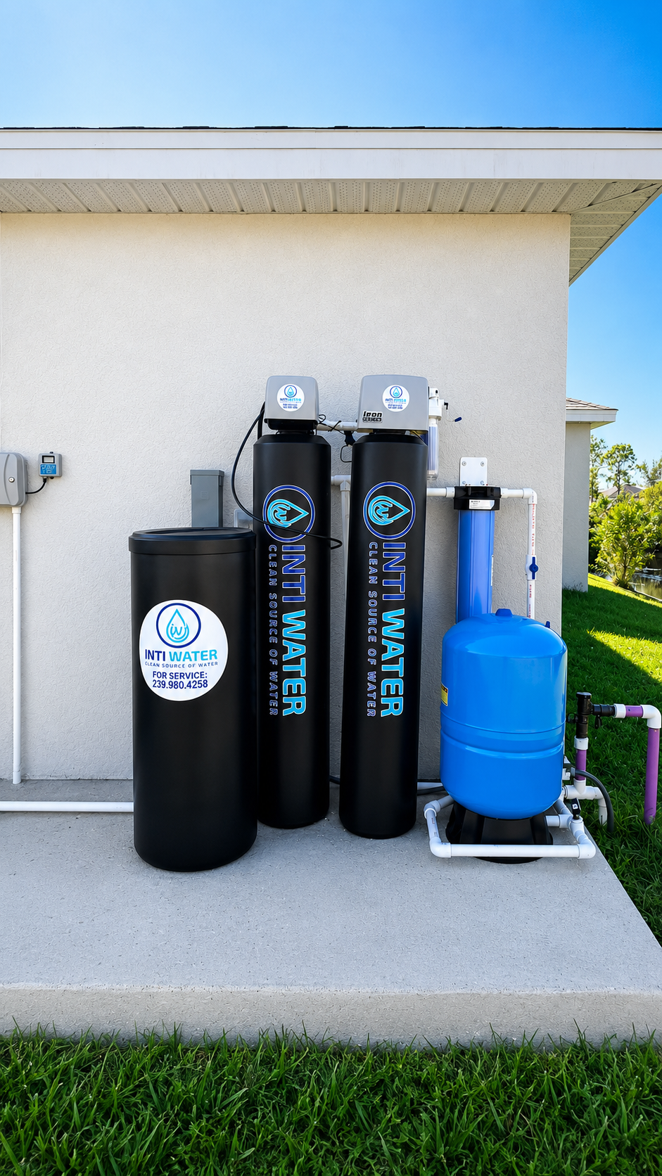 Inti Water complete well water treatment system 2