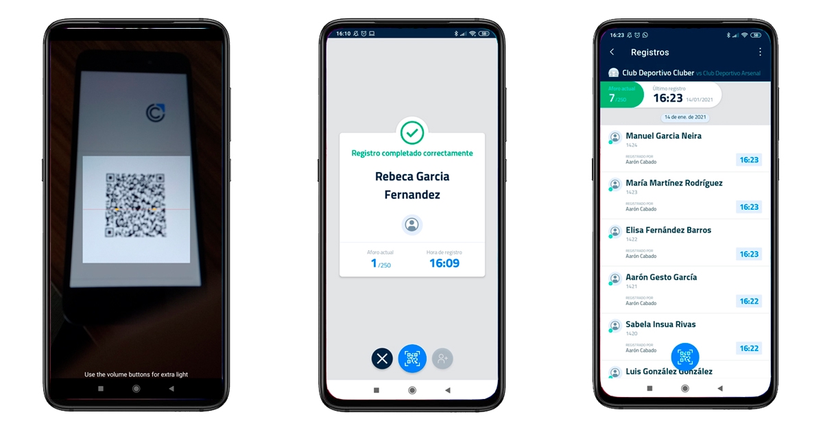 Guía: leer el QR de las entradas con la app de Cluber