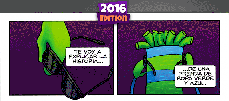 An animated gif showing how the language changes from the previous edition to the new 10 year edition