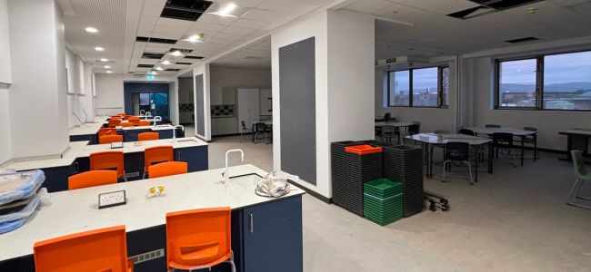 Paisley Grammar School Community Camnpus science superlab