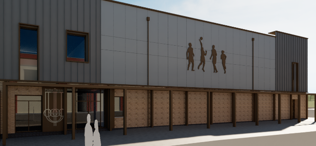 Park Mains High School new PE annexe