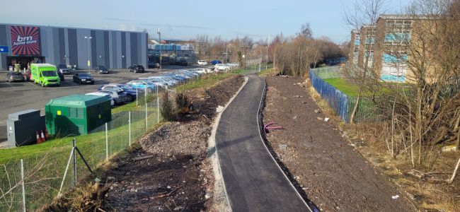 Gallowhill Link looking west