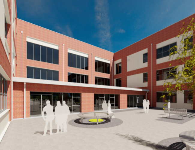 Park Mains High School dining extension