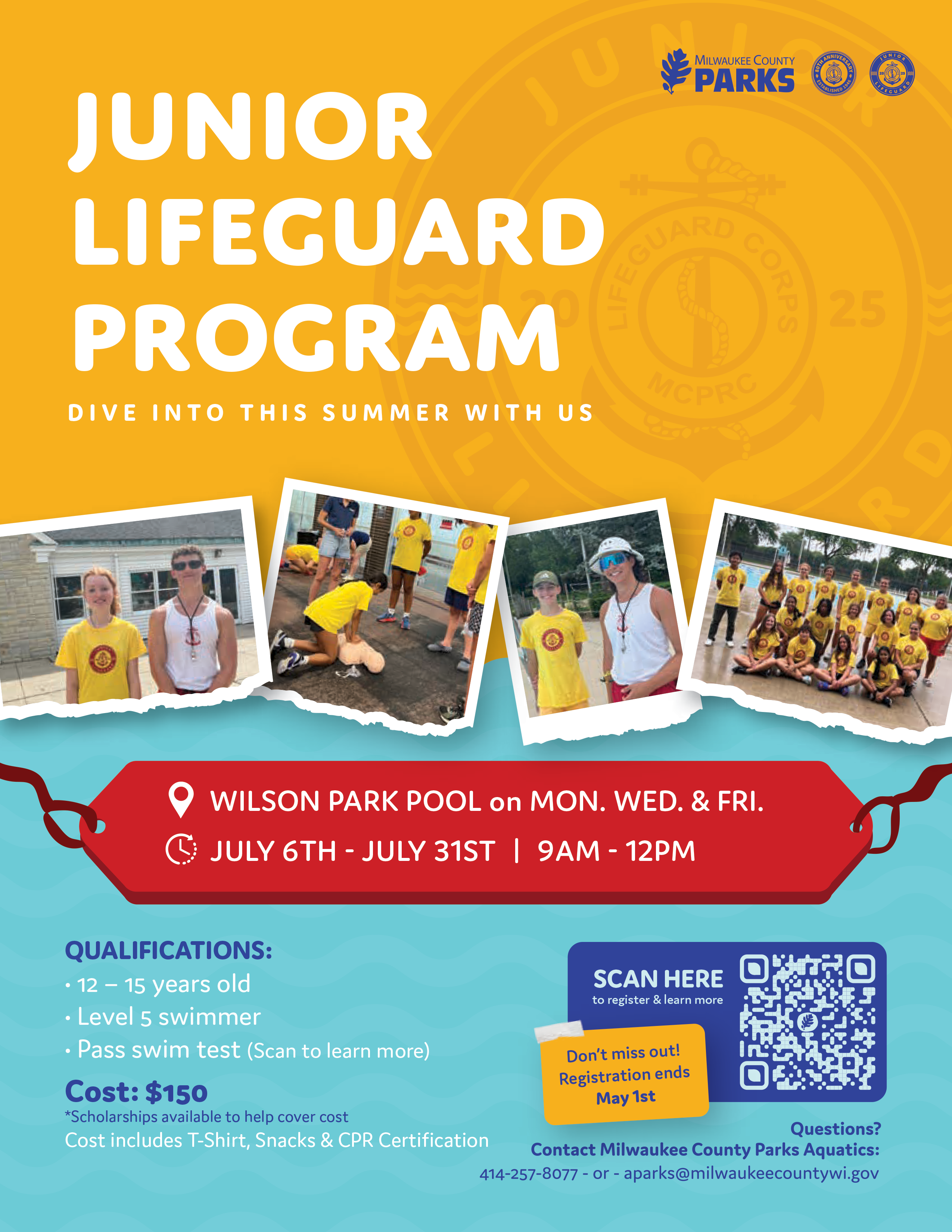 Junior Lifeguard Program Flyer