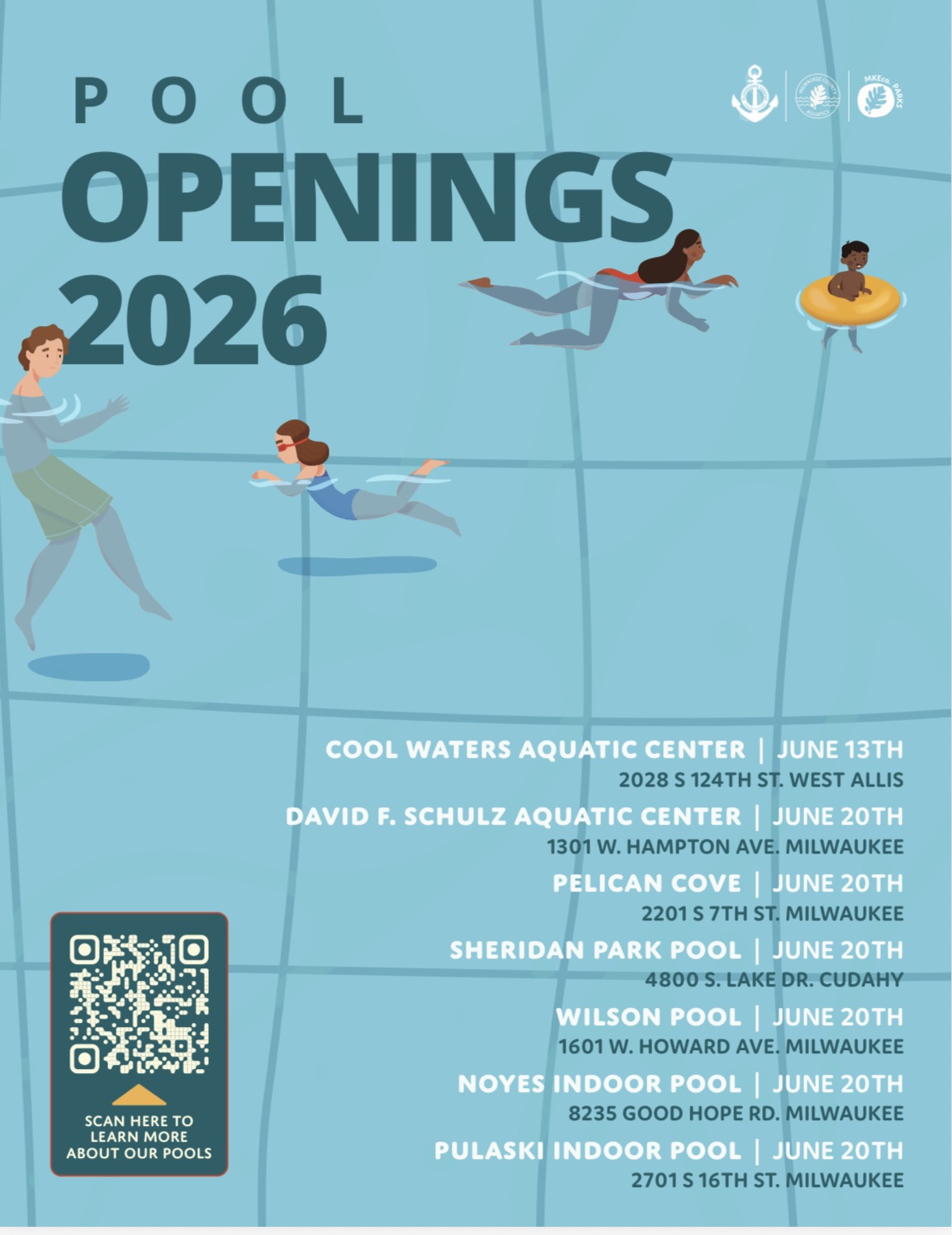 Pool Openings Poster
