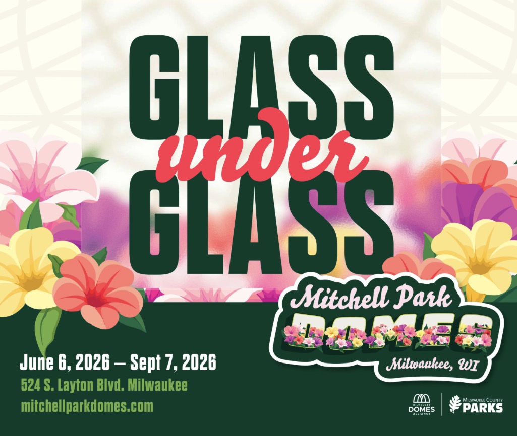 Poster for the Glass Under Glass exhibition 