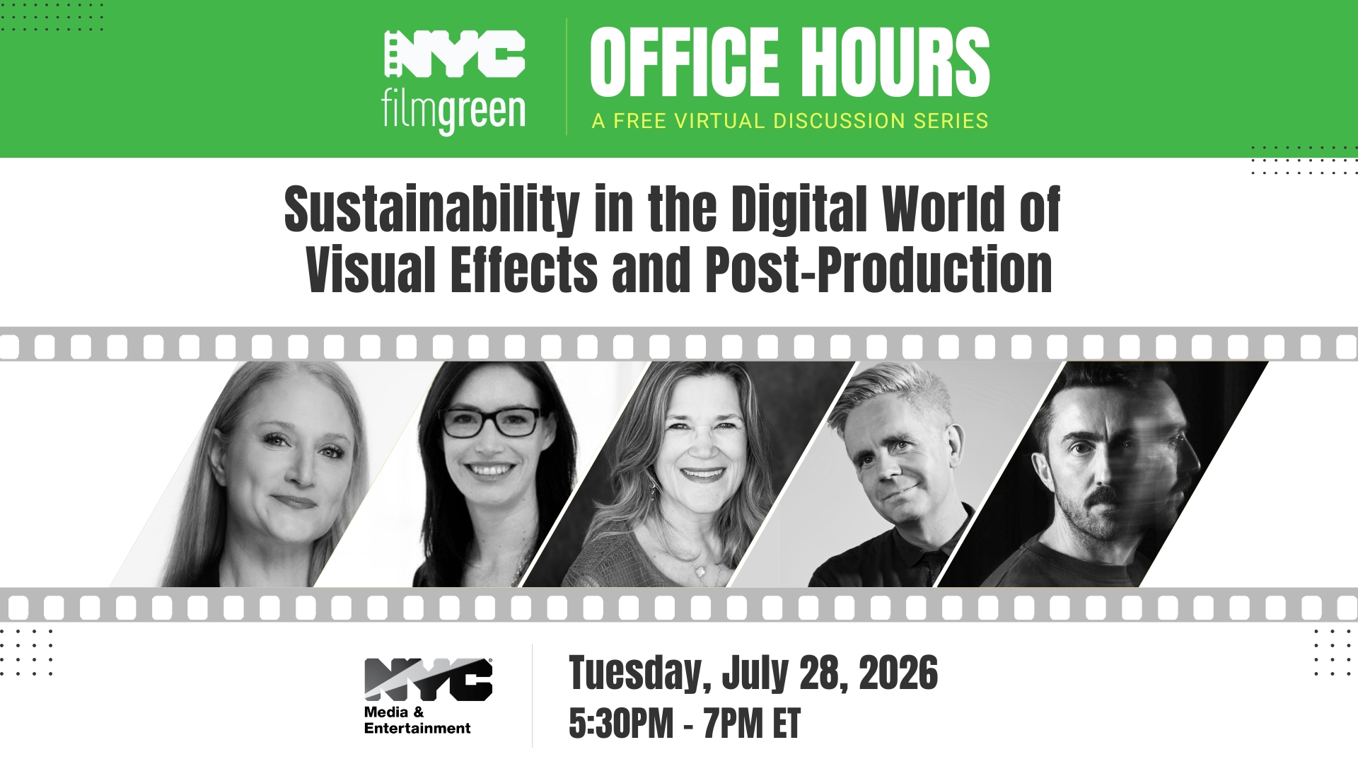 Film Green Office Hours: Sustainability in the Digital World of Visual Effects and Post-Production