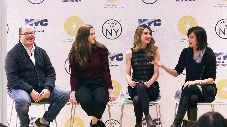 people sitting at panels for made in ny talks