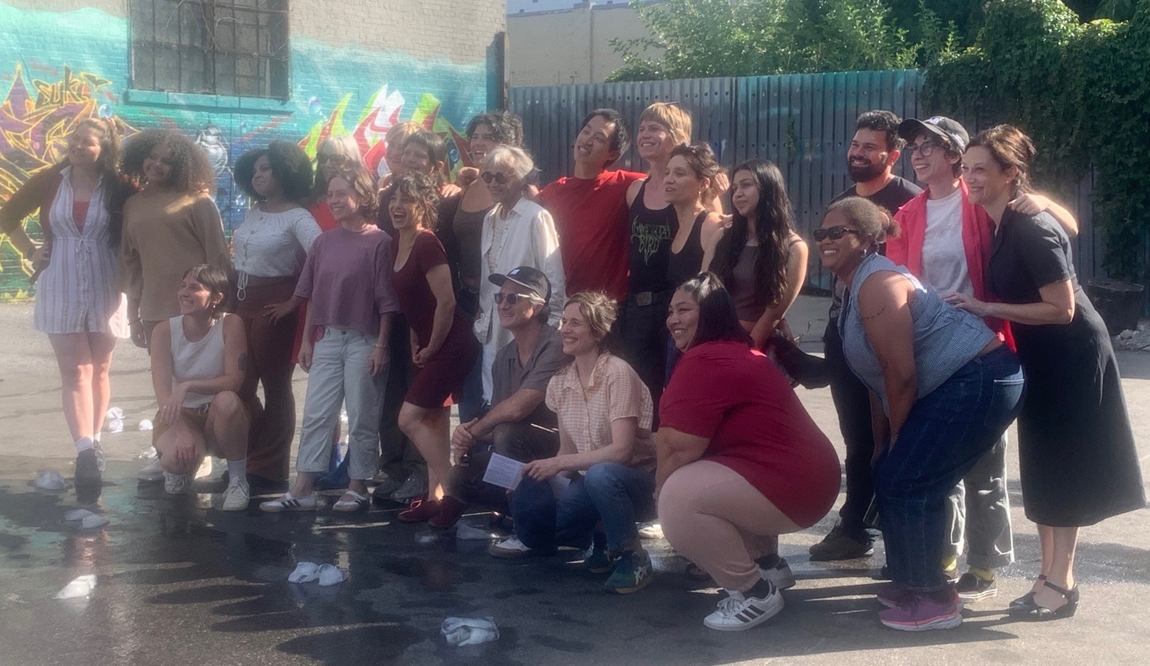 Participants in the Down to Earth Festival