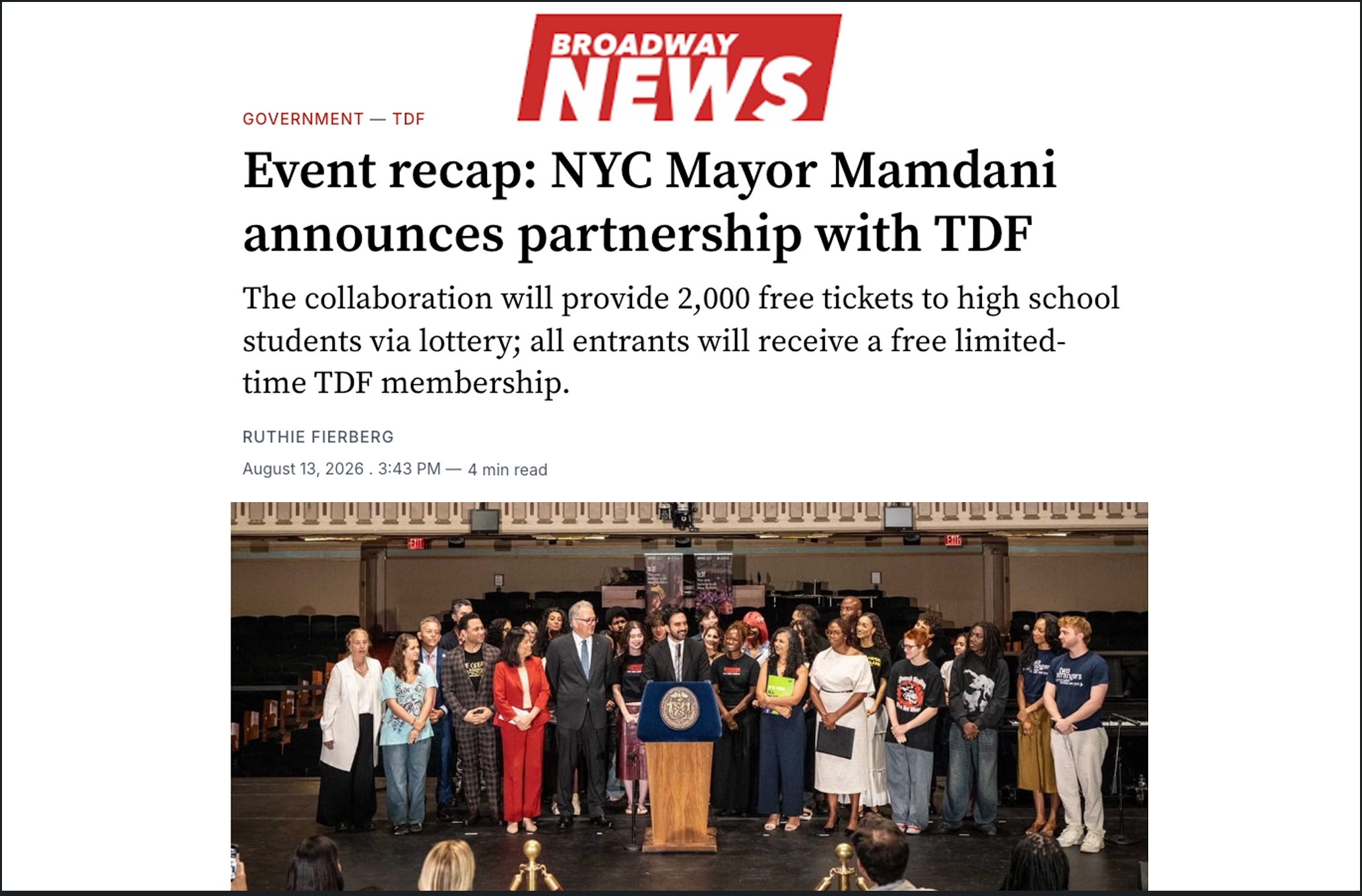 Broadway News graphic