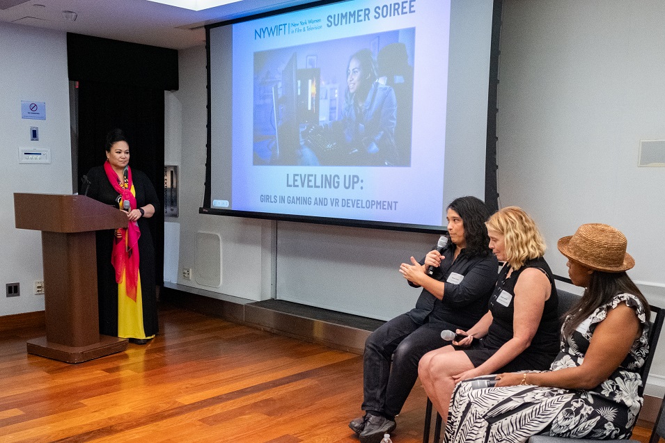Panelists at NYWIFT’s Leveling UP: Girls in Gaming and VR Development 