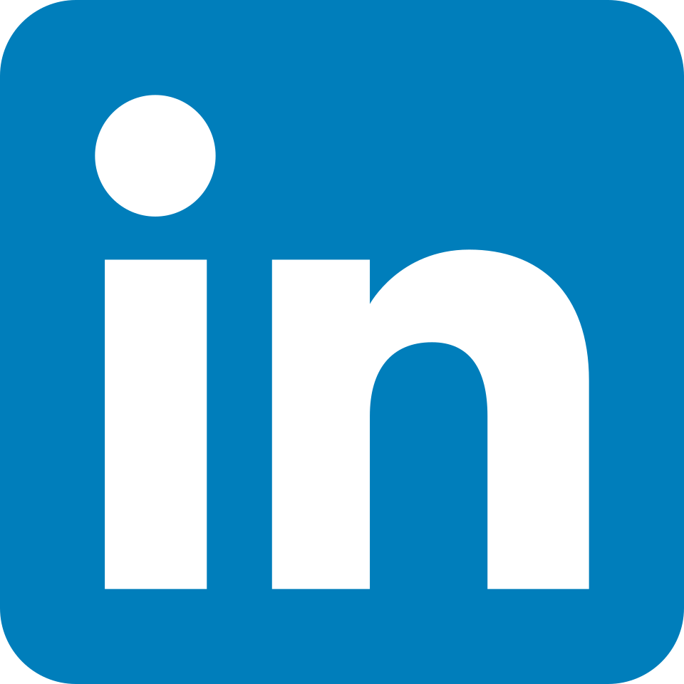 linkedIn logo (white "in" inside blue square)
