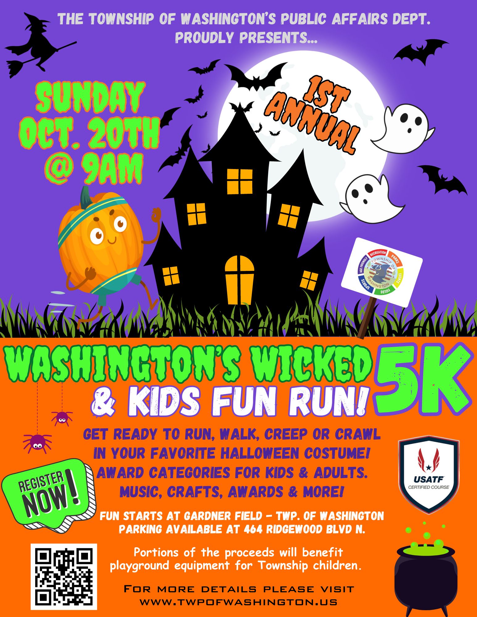 Washington's Wicked 5K & Kids Fun Run