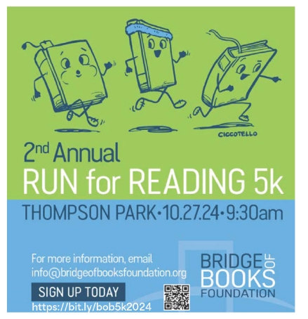 BRIDGE of BOOKS - Run for Reading!
