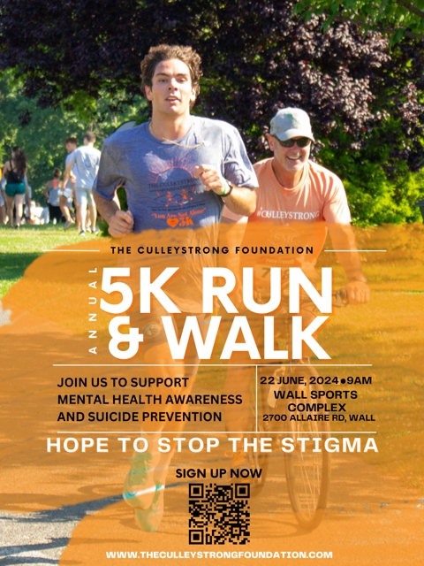The CulleyStrong Foundation "You Are Not Alone" 5K Run/ Walk