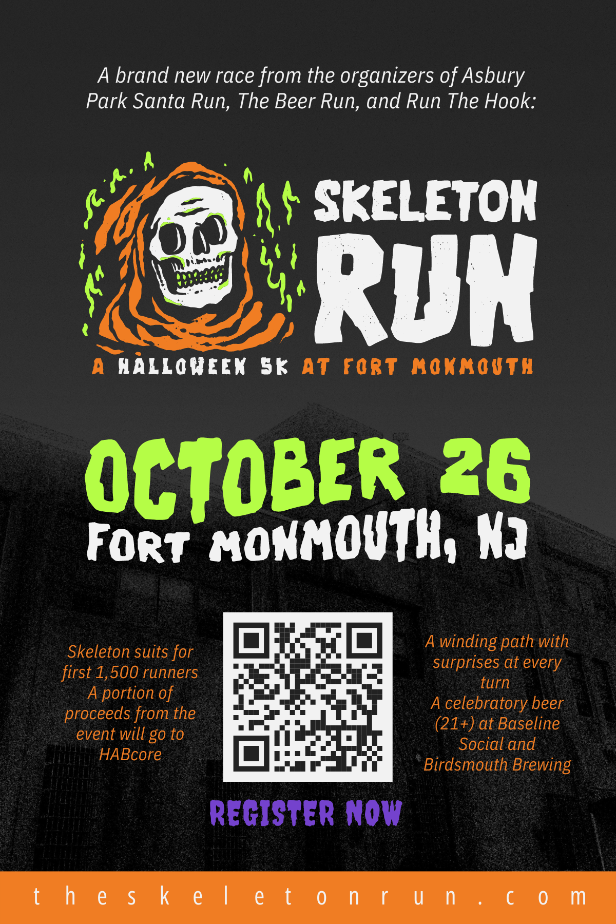Skeleton Run, A Halloween Run at Ft Monmouth
