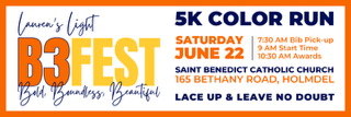 Lauren's Light B3FEST 5K Color Run