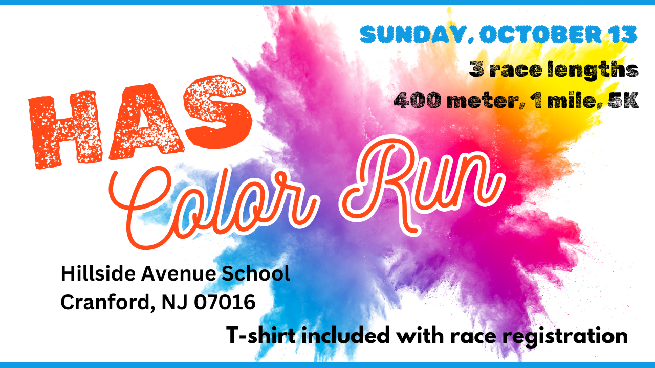 Hillside Avenue School Color Run