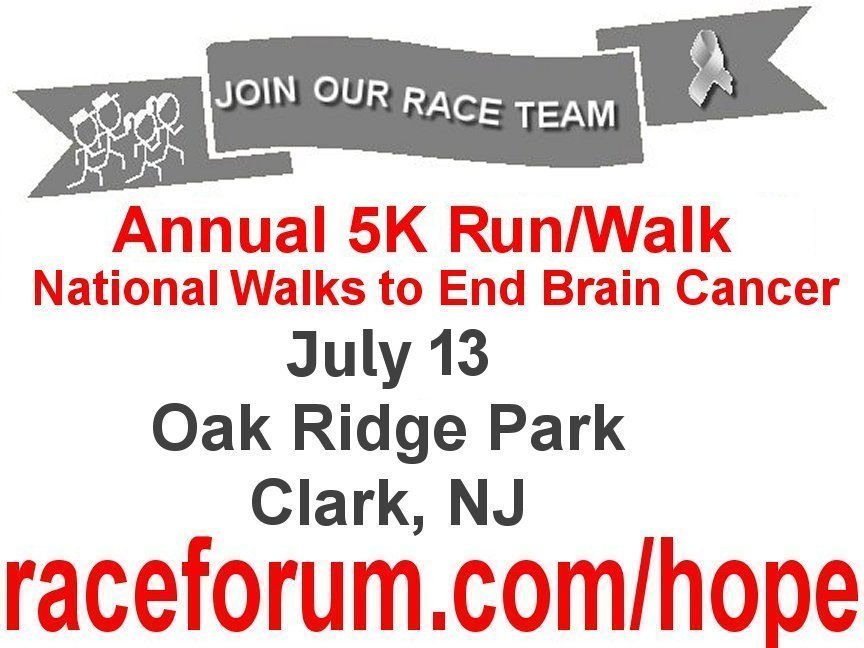 National Walk to End Brain Tumors 5K Run/Walk - Oak Ridge Park