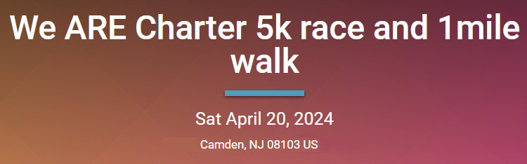 We ARE Charter 5K Race and 1 Mile Walk