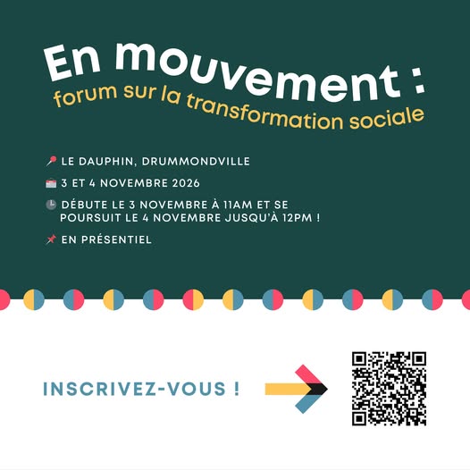 Image de promotion du forum sur la transformation sociale
