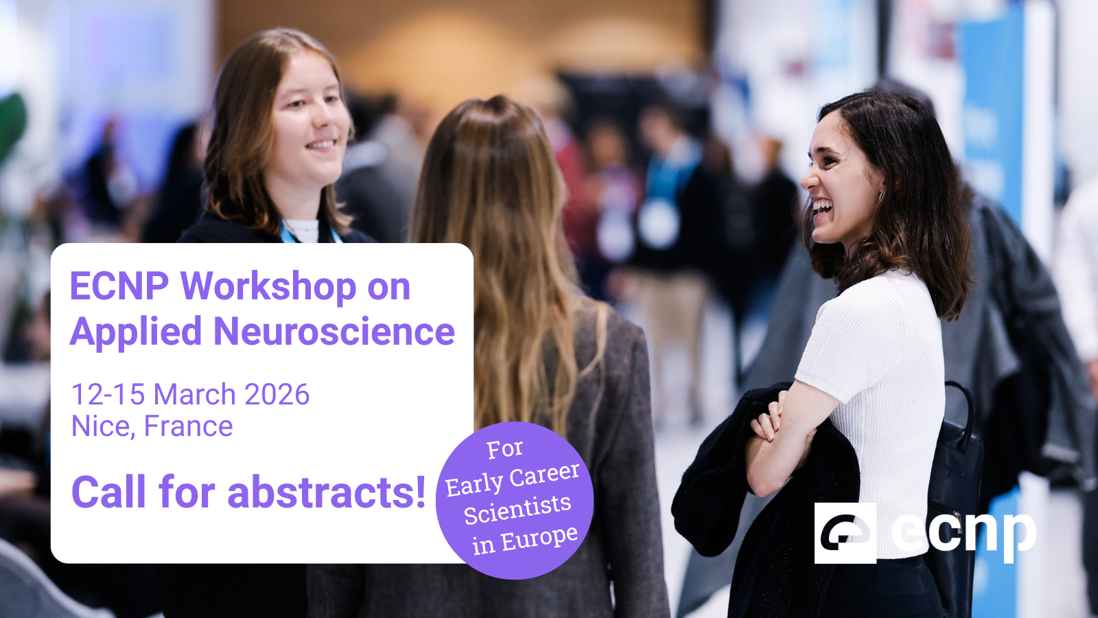  2026 ECNP Workshop on Applied Neuroscience Submit your abstract!