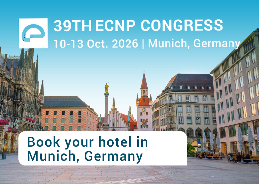 39th ECNP Congress 2026: book your hotel room