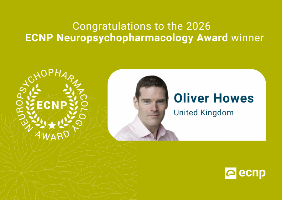 ECNP Neuropsychopharmacology Award 2026 winner