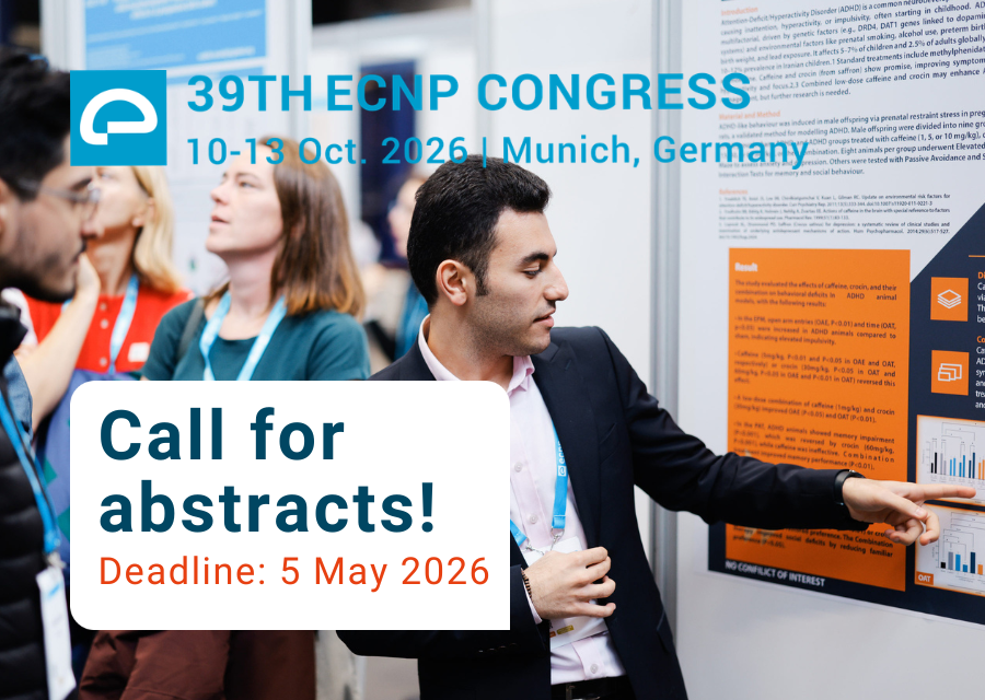 ECNP 2026: call for abstracts!
