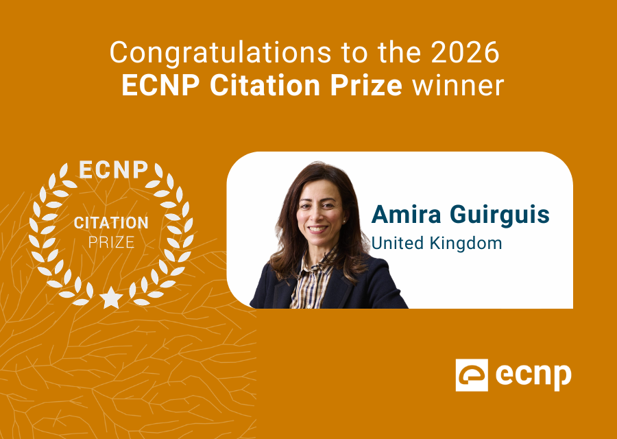 ECNP Citation Prize winner 2026