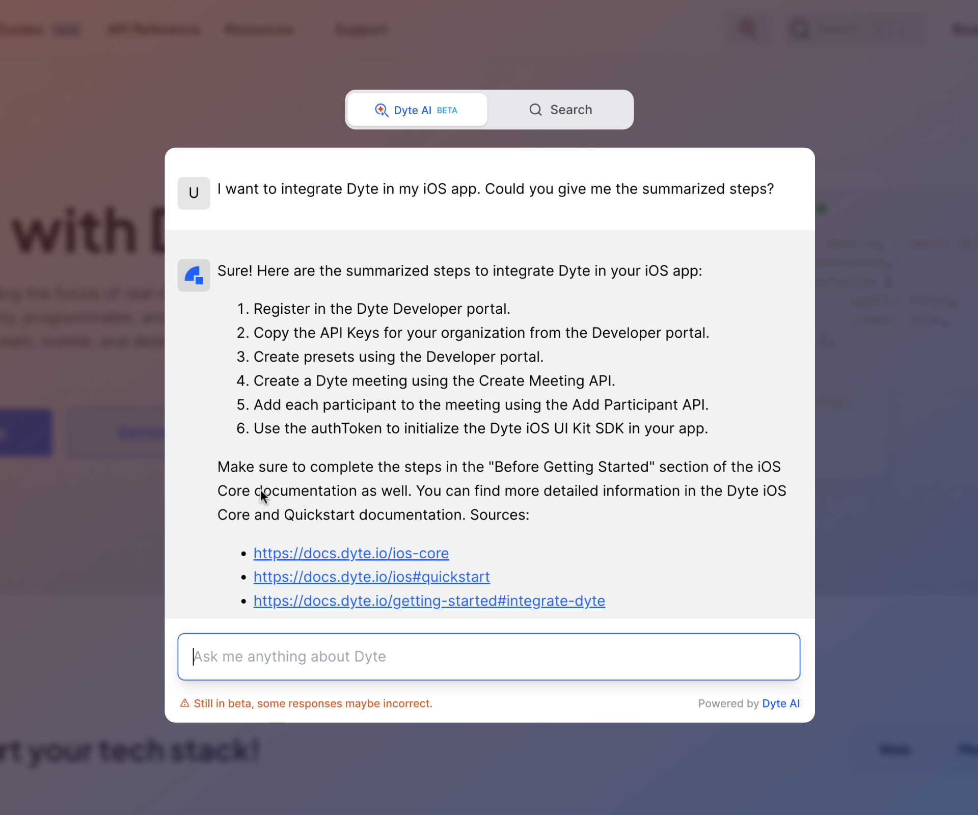 Summarisation with Docs AI