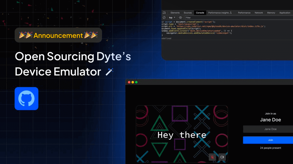 Dyte's Open Source Device Emulator by Dyte