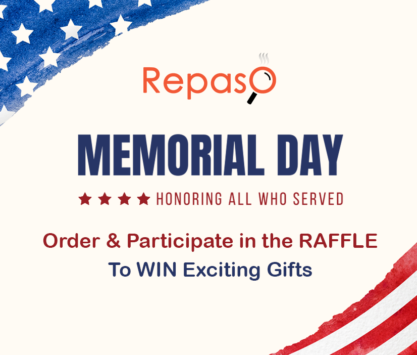 Memorial Day Saving Alert Don't Miss Out on Big Raffle! RepasO