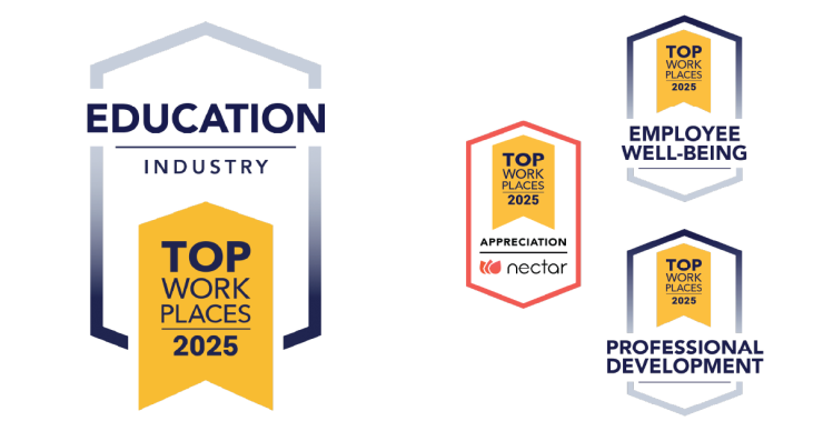 Education Industry Top Workplaces 2025, Appreciation, Nectar, Employee Well-being, Professional Development
