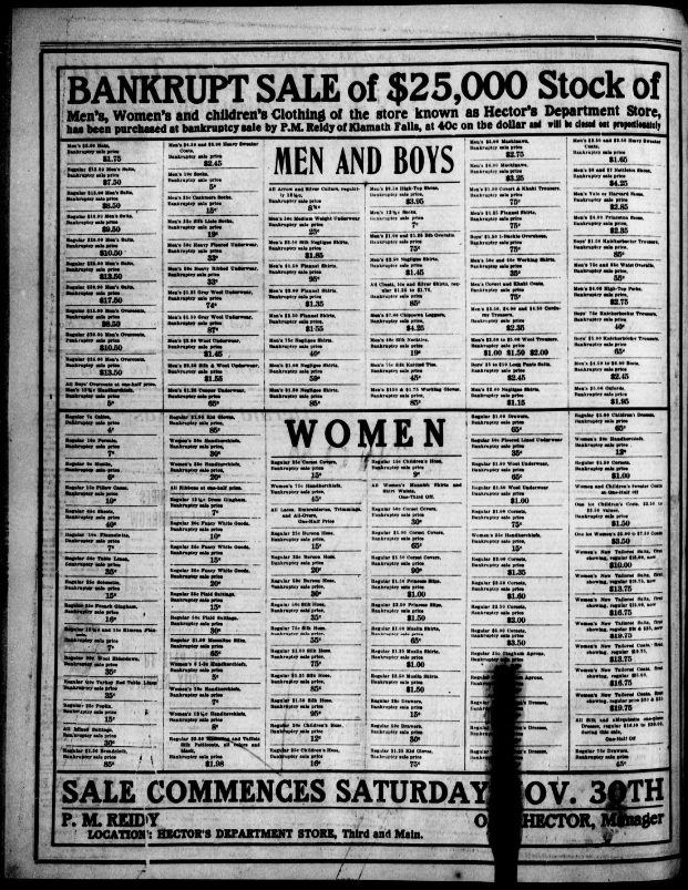 Classic Newspaper Advertisement