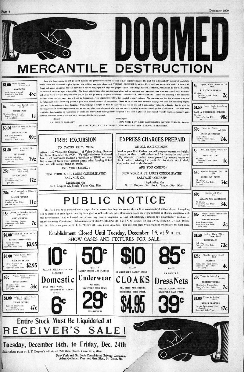 Classic Newspaper Advertisement