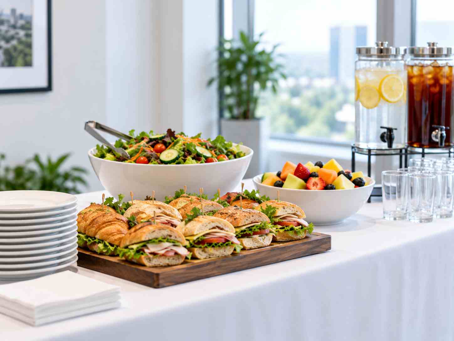 Lunch served at Bible study