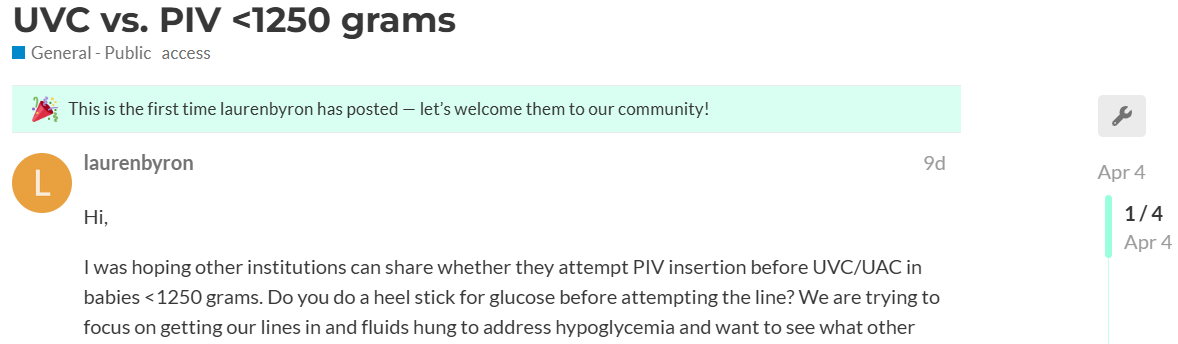 Community Forum