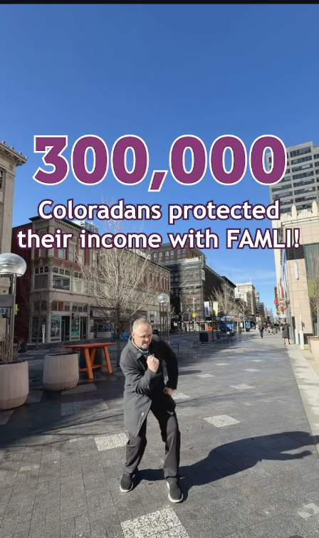 300,000 Coloradans protected their income with FAMLI