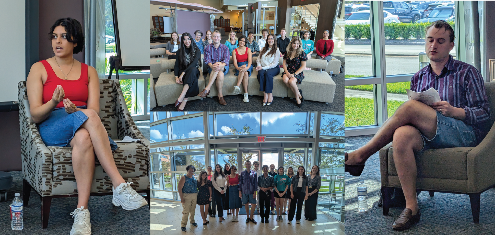 Pictures of GPII Hosts Visiting German Authors for Literary Exchange and Cross-Cultural Dialogue