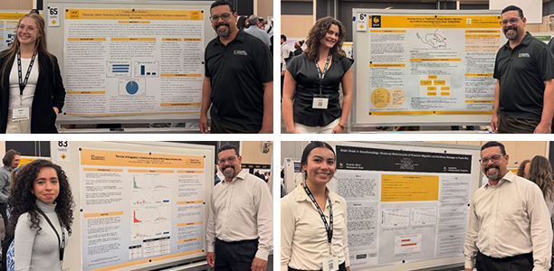 Collage of 20th Annual Hub Students at Research Week