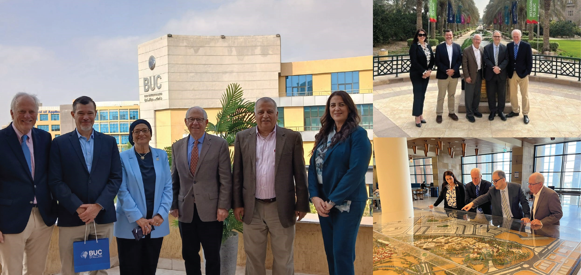 Pictures of GPII and Former Member of Congress Visit Cairo