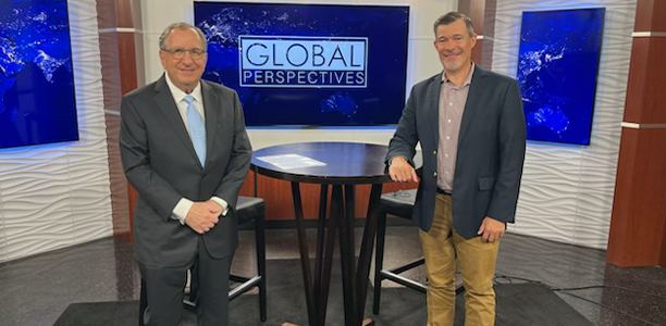 David Dumke with Wendovers Housing Partners, Johnathan Wolf, on WUCF TV's Global Perspectives