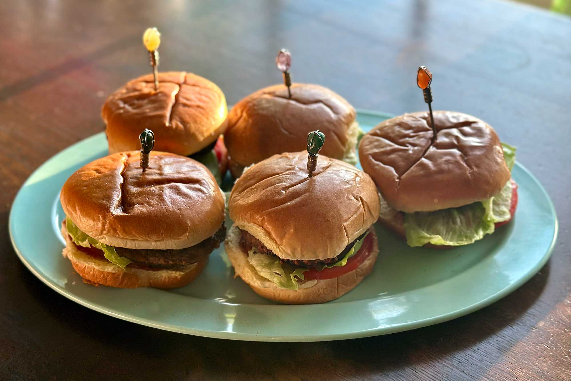 plant-based burgers