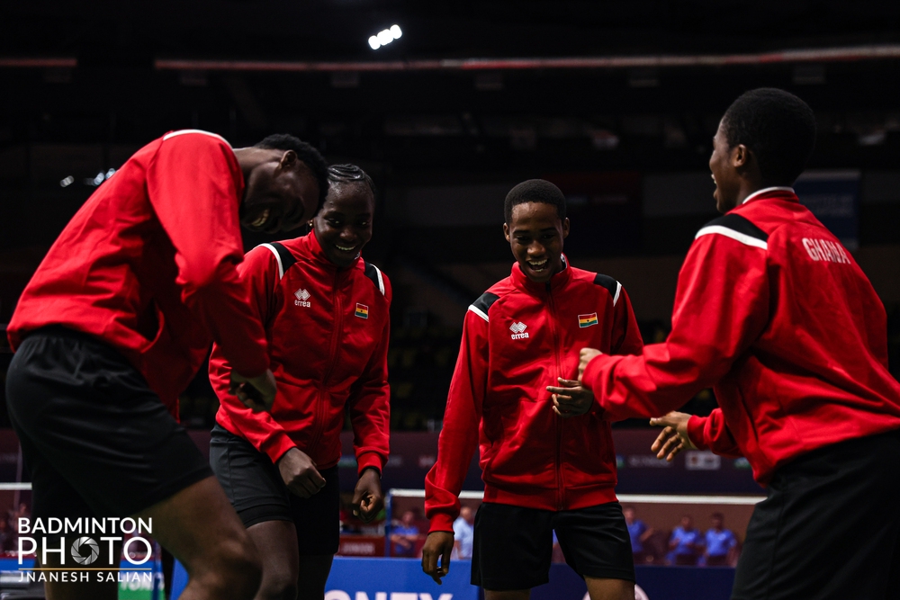 Ghana Players in Action