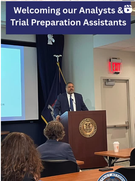Welcoming our Analyst and Trial Preparation Assistants D.A. Bragg welcomed our latest Analysts and Trial Preparation Assistants in our Investigation and Appeals Divisions as they begin their training!