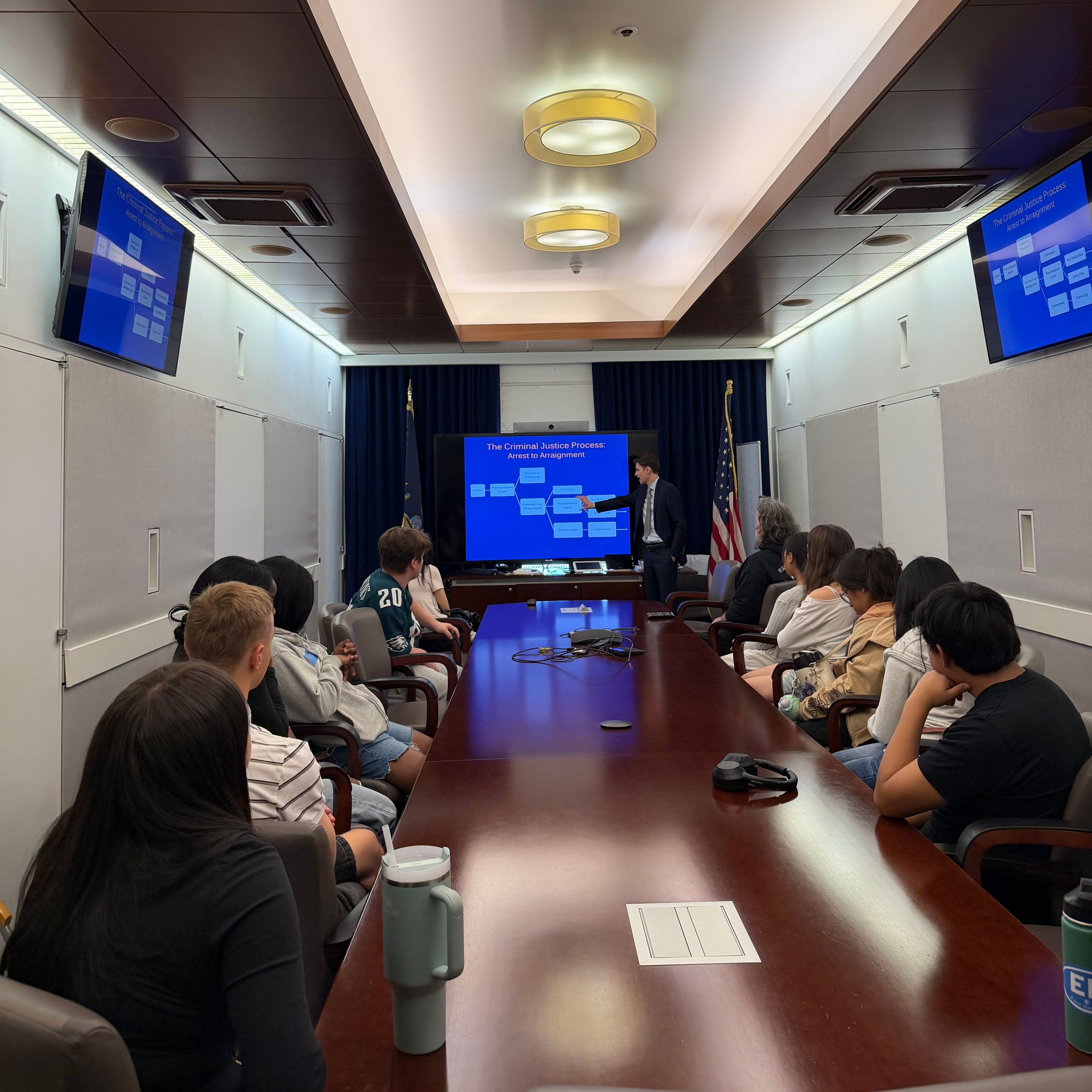  Students from the Richard Green HS of Teaching also joined us to learn more about the criminal justice system and tour criminal court.