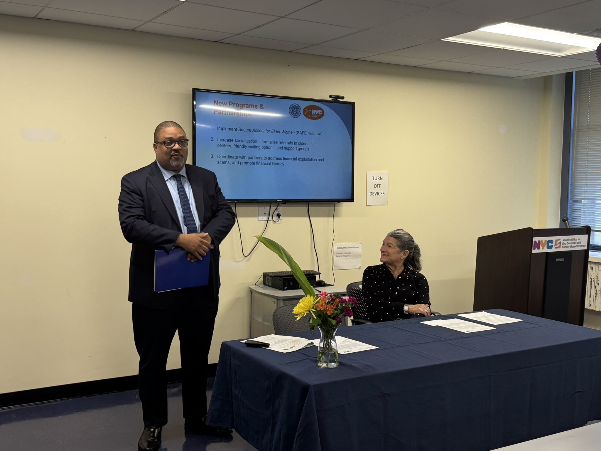 We joined the NYC Department of Aging to host a convening about justice for elder abuse, where we presented our work, engaged in workshops, and discussed strategies to protect Older New Yorkers with our law enforcement and community partners.