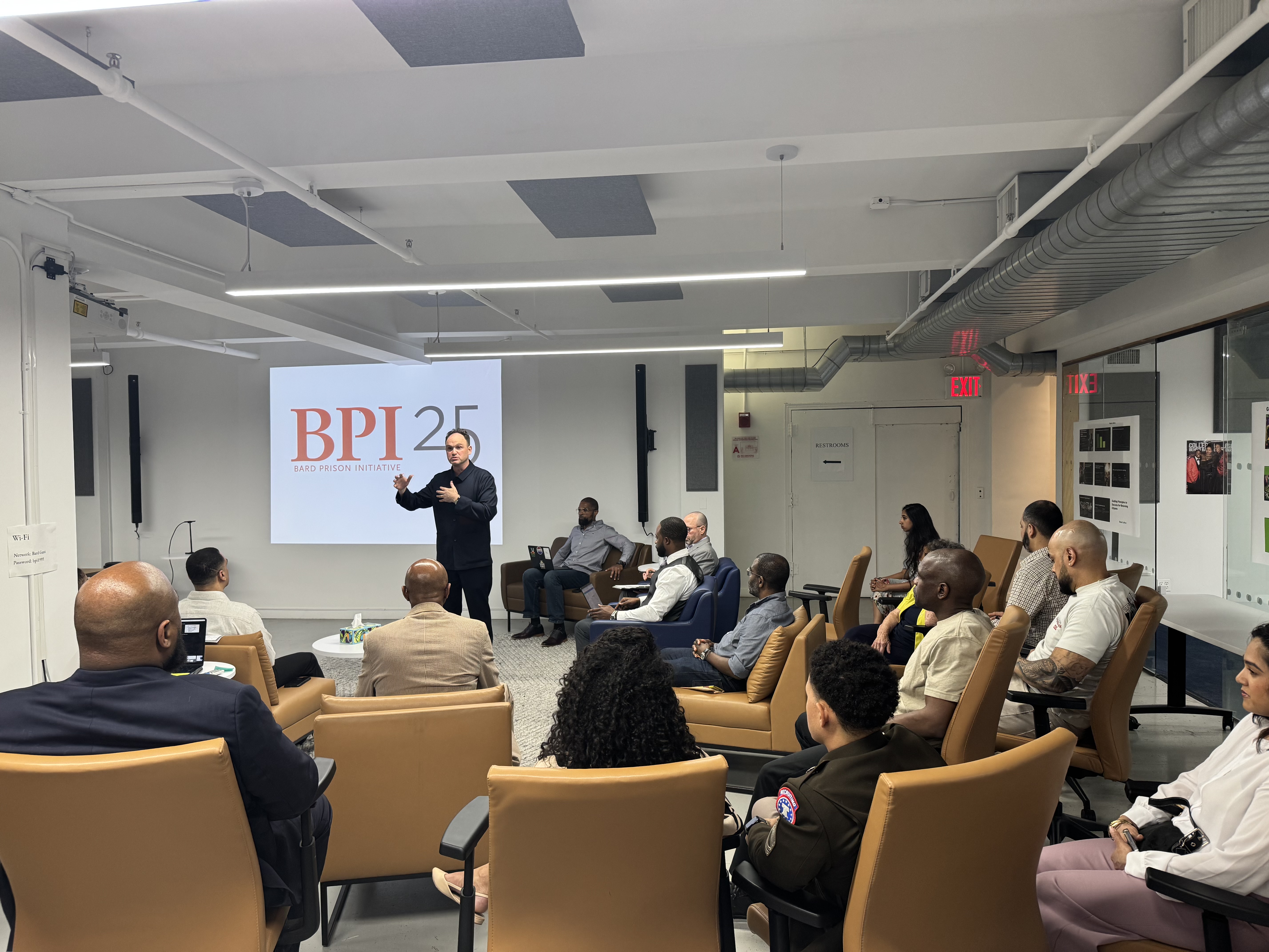 Connecting With Our Community, Members of our office attended the Bard Prison Initiatives’ 9th Annual Public Health Symposium, which was moderated by Public Health Program Director Hancy Maxis, who is also a member of our Reentry Advisory Council!