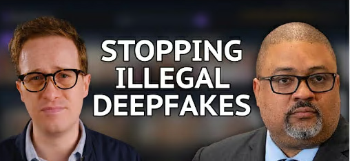 “We want to work with folks who come forward because we know the harm in some ways is ubiquitous,” said D.A. Bragg. Watch D.A. Bragg’s full interview with Jeremy Carrasco to learn about how we are cracking down on illegal websites that publish and sell AI-generated ‘deepfake’ celebrity porn.